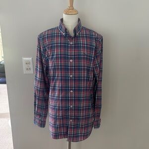 🛑CLEARANCE 🛑 Vineyard Vines boys Plaid Shirt - Blue and pink